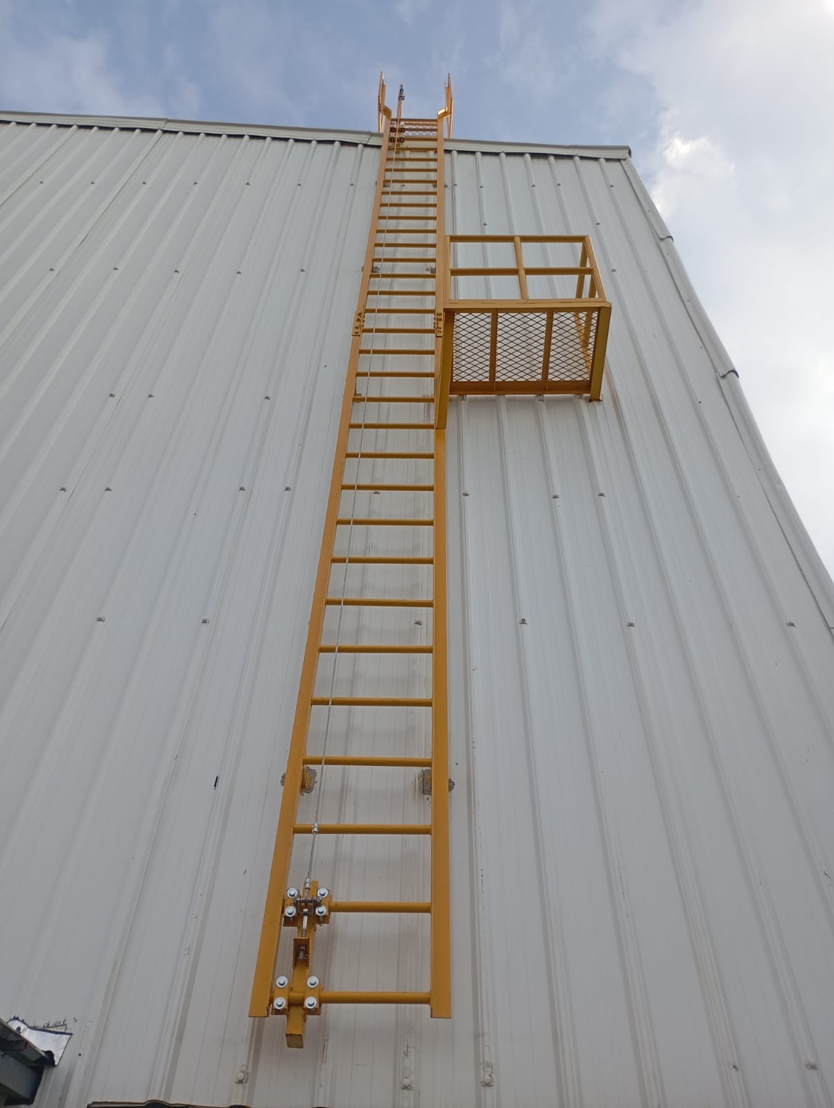 Escalera tipo gato para instalaciones industriales